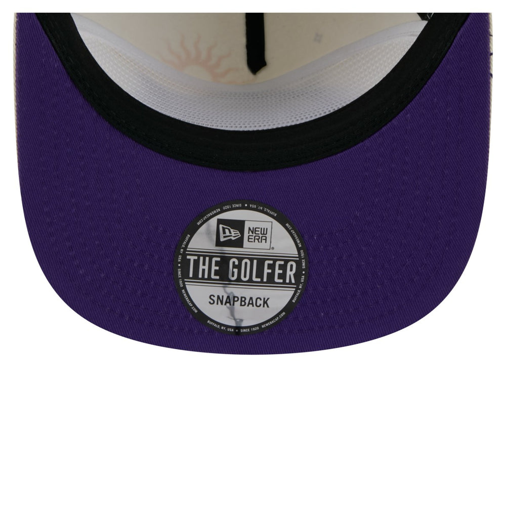 Los Angeles Lakers Lunar Golfer Snapback Hat Cream | New Era discount