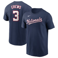 Dylan Crews Washington Nationals Nike Fuse Name & Number T-Shirt - Navy - Nike Discount
