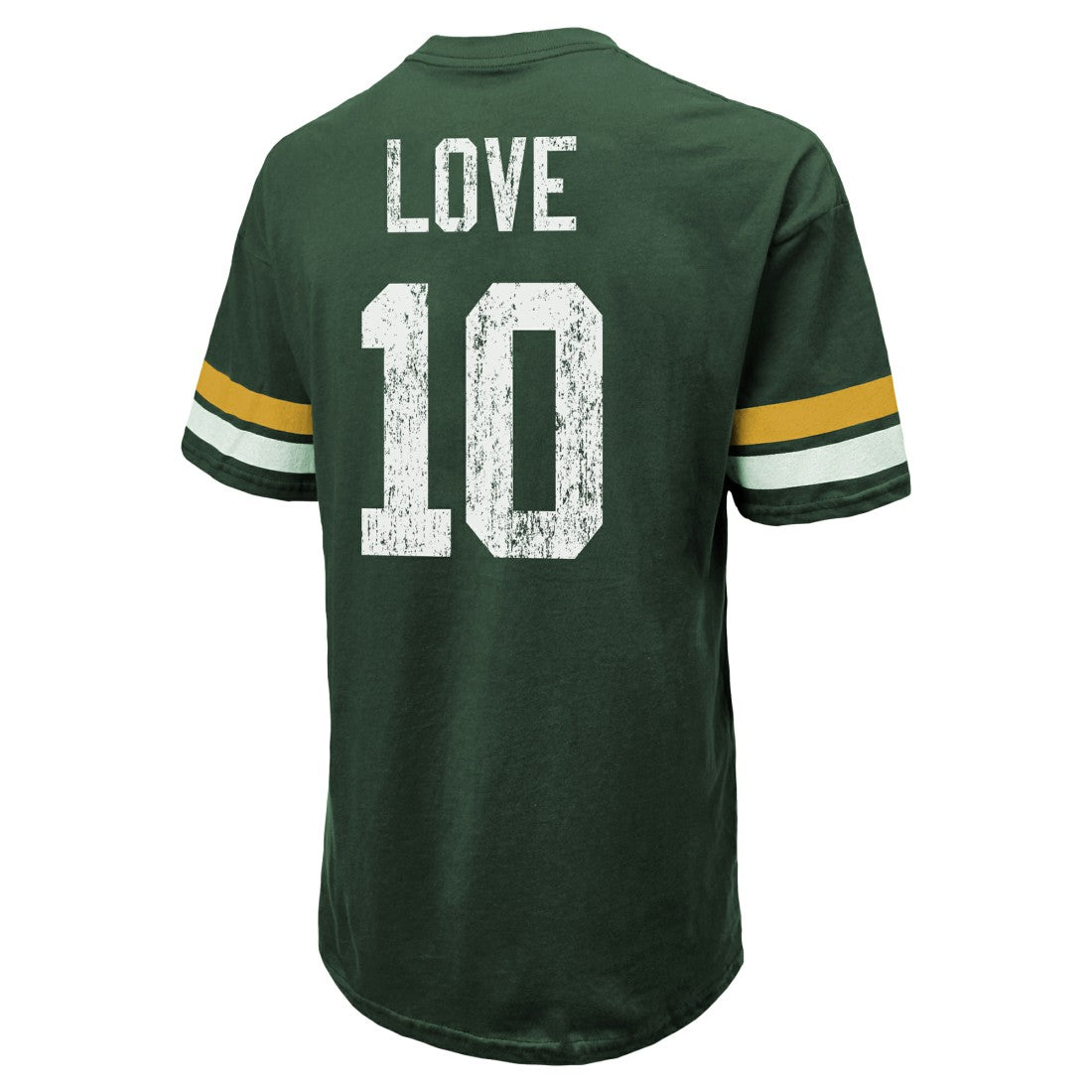 Jordan Love Green Bay Packers Majestic Threads Name & Number Oversize Fit T-Shirt Green