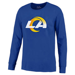 Puka Nacua Los Angeles Rams Majestic Threads Name & Number Non-Distressed Long Sleeve T-Shirt Royal