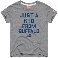 Buffalo Bills Homage Youth Just a Kid Tri-Blend T-Shirt Gray