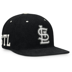 St. Louis Cardinals Nike Pro Corduroy Structured Snapback Hat - Black - Nike Sale