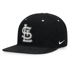 St. Louis Cardinals Nike Pro Corduroy Structured Snapback Hat - Black - Nike Sale