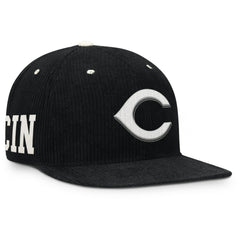 Cincinnati Reds Nike Pro Corduroy Structured Snapback Hat - Black - Nike Discount