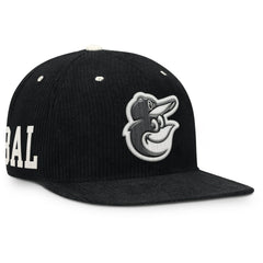 Baltimore Orioles Nike Pro Corduroy Structured Snapback Hat - Black - Nike Lifestyle