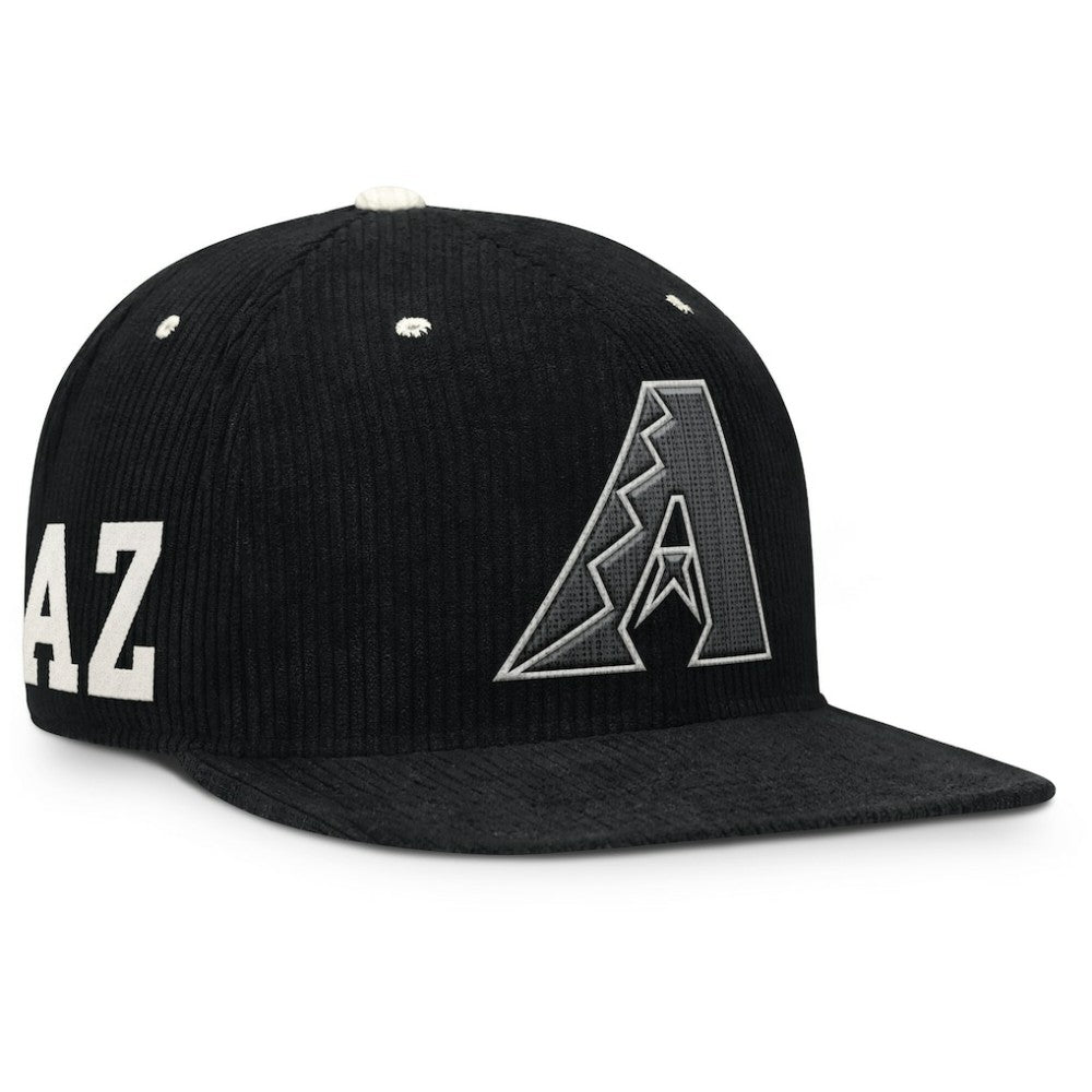 Arizona Diamondbacks Nike Pro Corduroy Structured Snapback Hat - Black - Nike Discount