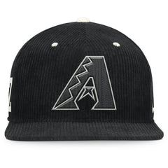 Arizona Diamondbacks Nike Pro Corduroy Structured Snapback Hat - Black - Nike Discount