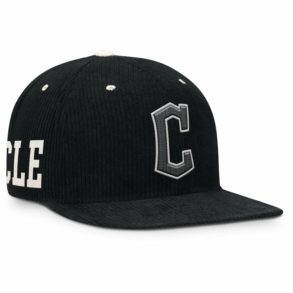 Cleveland Guardians Nike Pro Corduroy Structured Snapback Hat - Black - Nike Online