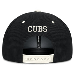 Chicago Cubs Nike Pro Corduroy Structured Snapback Hat - Black - Nike on Sale