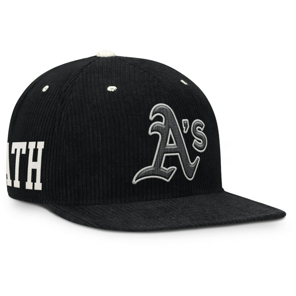 Athletics Nike Pro Corduroy Structured Snapback Hat - Black - Nike Discount