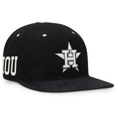 Houston Astros Nike Pro Corduroy Structured Snapback Hat - Black - Nike Lifestyle