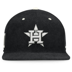 Houston Astros Nike Pro Corduroy Structured Snapback Hat - Black - Nike Lifestyle
