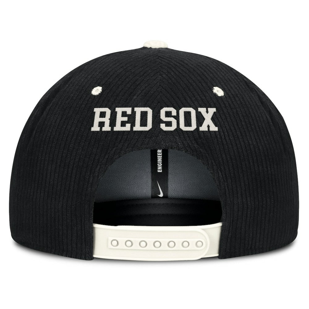 Boston Red Sox Nike Pro Corduroy Structured Snapback Hat - Black - Nike Discount