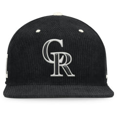 Colorado Rockies Nike Pro Corduroy Structured Snapback Hat - Black - Nike Online