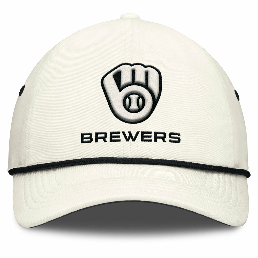 Milwaukee Brewers Nike Club Adjustable Hat - Stone - Nike Discount