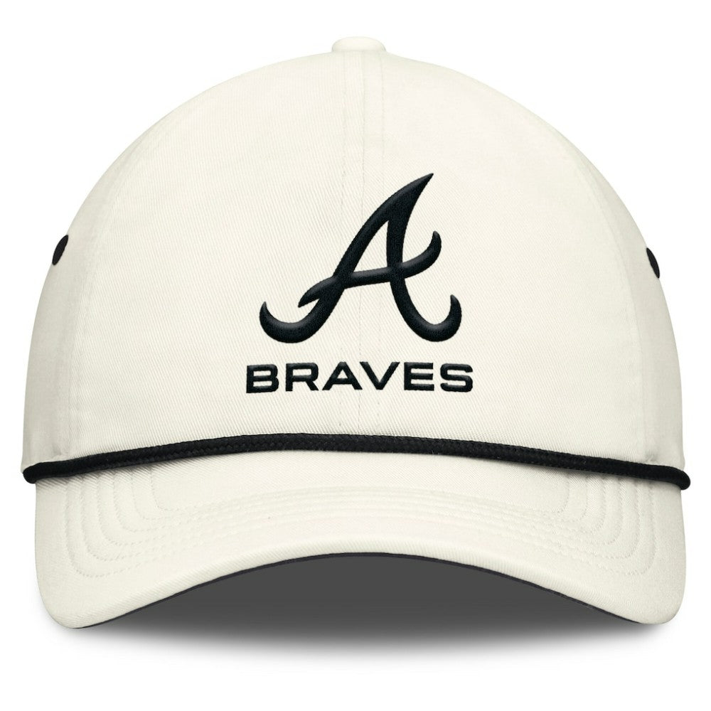 Atlanta Braves Nike Club Adjustable Hat - Stone - Nike Sale