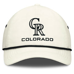 Colorado Rockies Nike Club Adjustable Hat - Stone - Nike Lifestyle