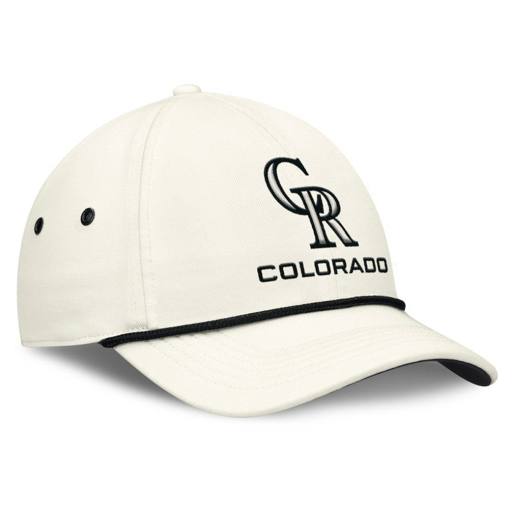 Colorado Rockies Nike Club Adjustable Hat - Stone - Nike Lifestyle