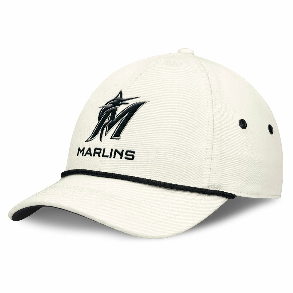 Miami Marlins Nike Club Adjustable Hat - Stone - Nike Sale