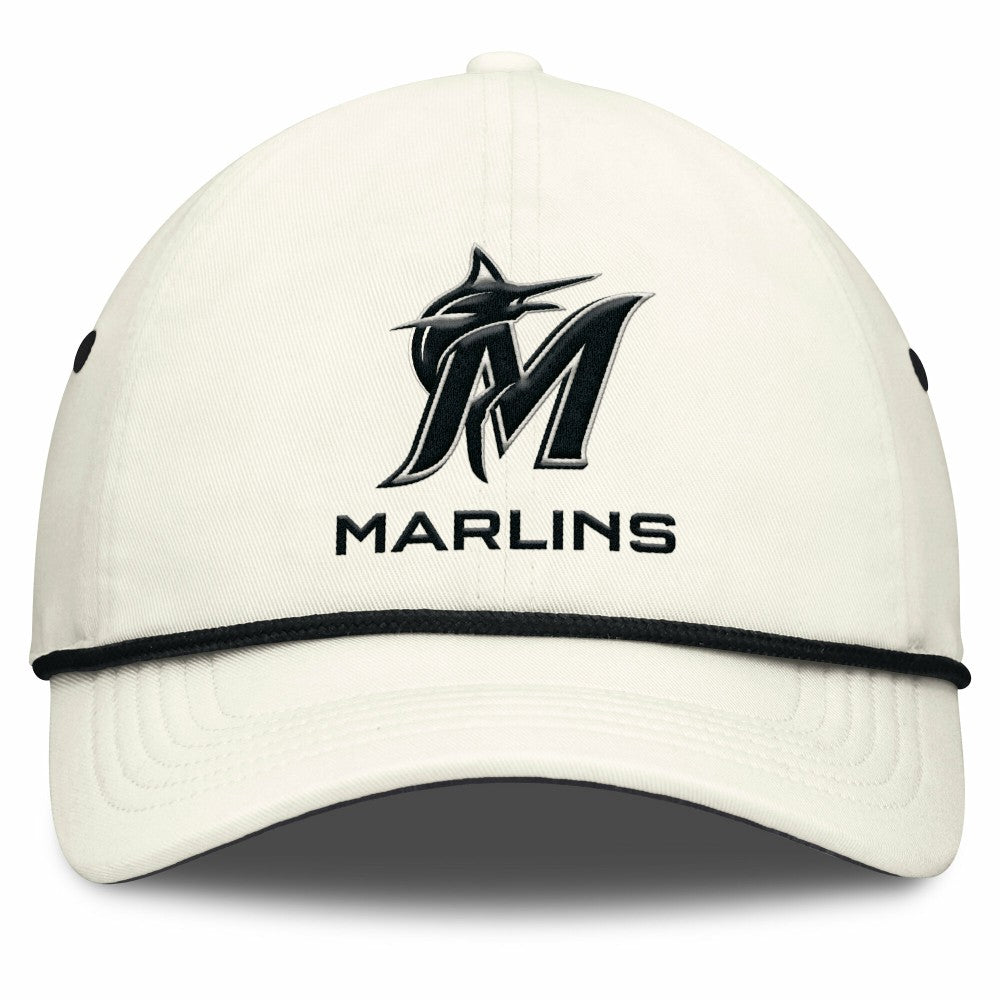 Miami Marlins Nike Club Adjustable Hat - Stone - Nike Sale