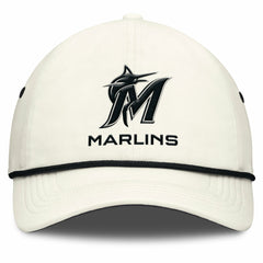 Miami Marlins Nike Club Adjustable Hat - Stone - Nike Sale