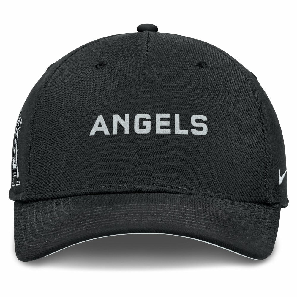 Los Angeles Angels Nike Rise Performance Adjustable Hat - Black - Nike on Sale