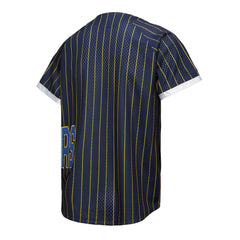 Golden State Warriors x DANNIJO Women's Fashion Baseball Jersey for sale Blue | Mitchell & Ness