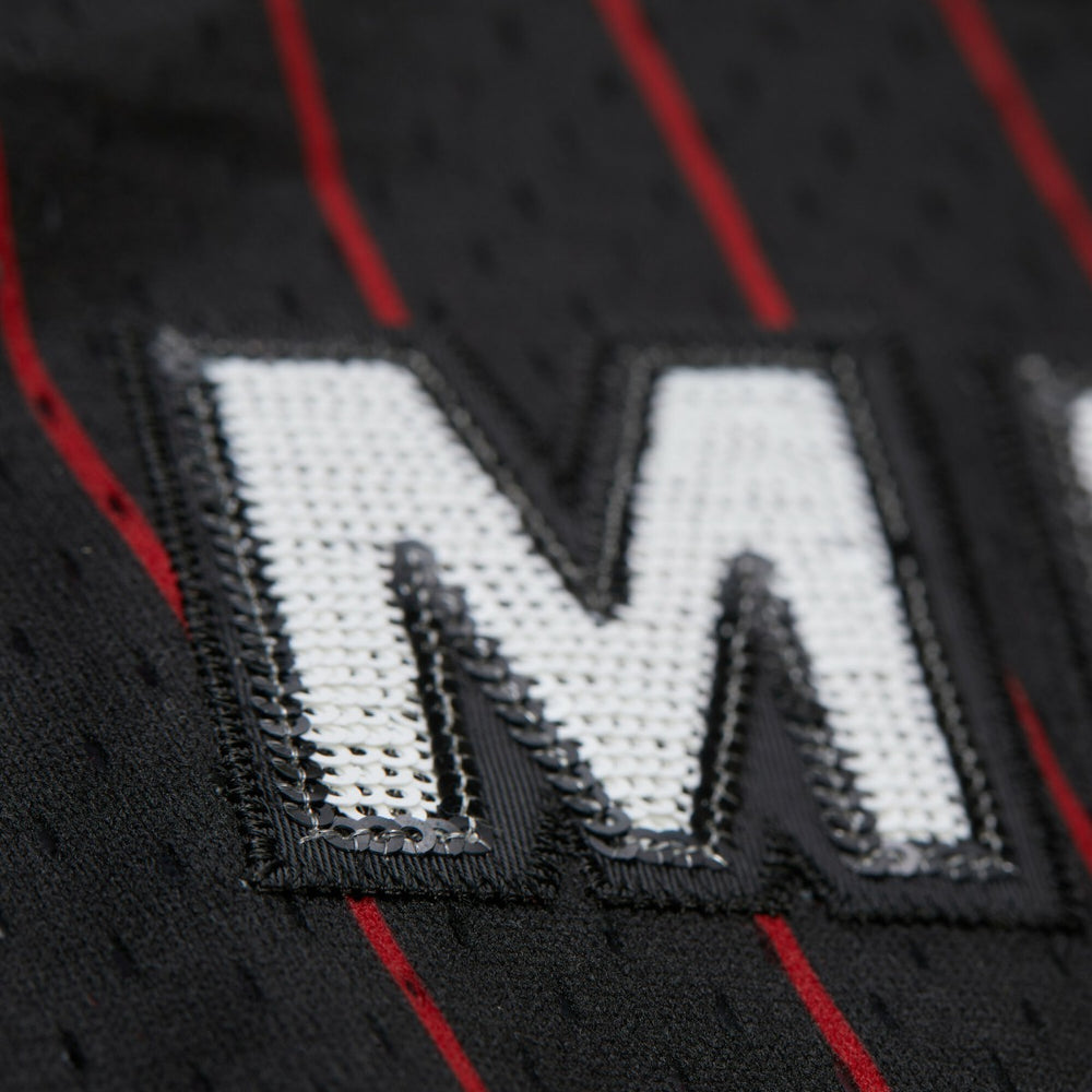 Dwyane Wade Miami Heat x DANNIJO Women's Fashion Cropped Basketball Jersey Black | Mitchell & Ness discount