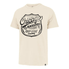 Chicago Blackhawks '47 Poke Check Franklin T-Shirt - Cream - NHL 202209313