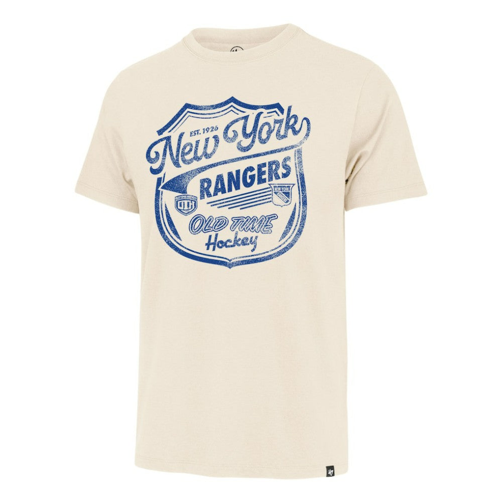 New York Rangers '47 Poke Check Franklin T-Shirt - Cream - NHL 202209317