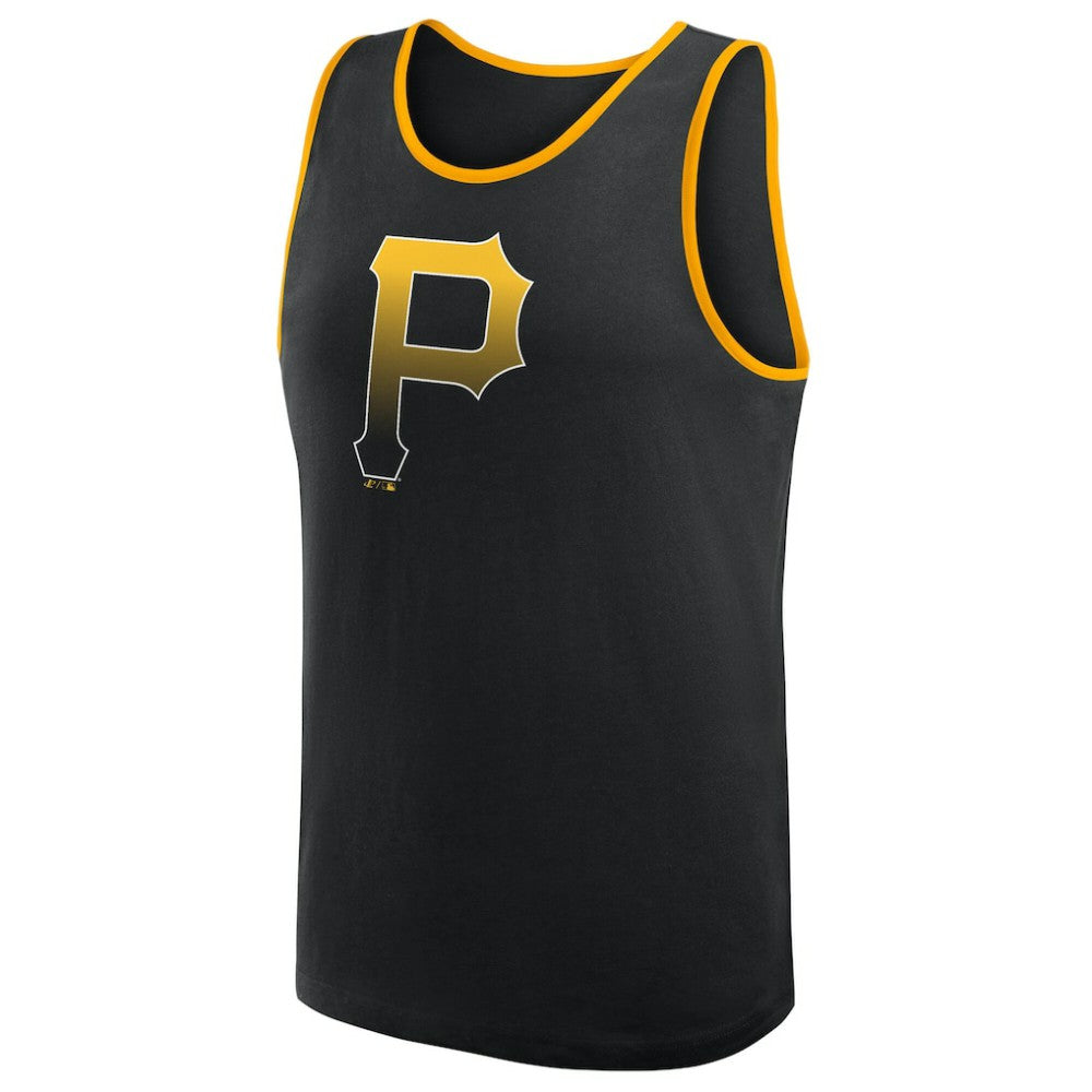 Pittsburgh Pirates Logo Athletic Unmatched Success Tank Top - Black - MLB on Sale