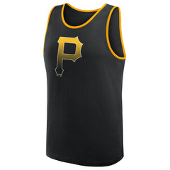 Pittsburgh Pirates Logo Athletic Unmatched Success Tank Top - Black - MLB on Sale