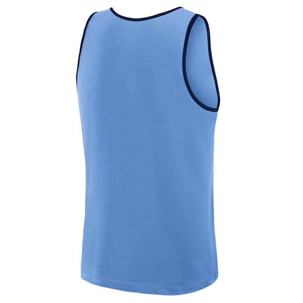 Tampa Bay Rays Logo Athletic Unmatched Success Tank Top - Light Blue - MLB Lifestyle