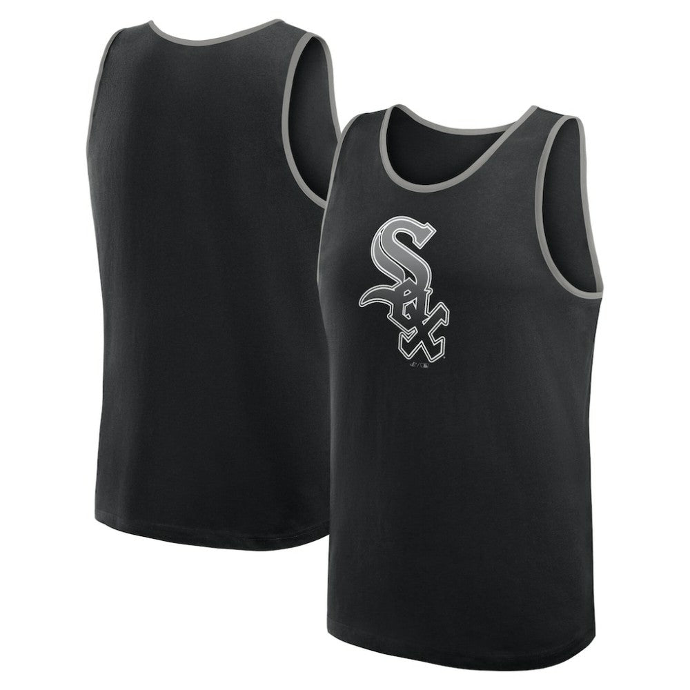 Chicago White Sox Logo Athletic Unmatched Success Tank Top - Black - MLB Lifestyle