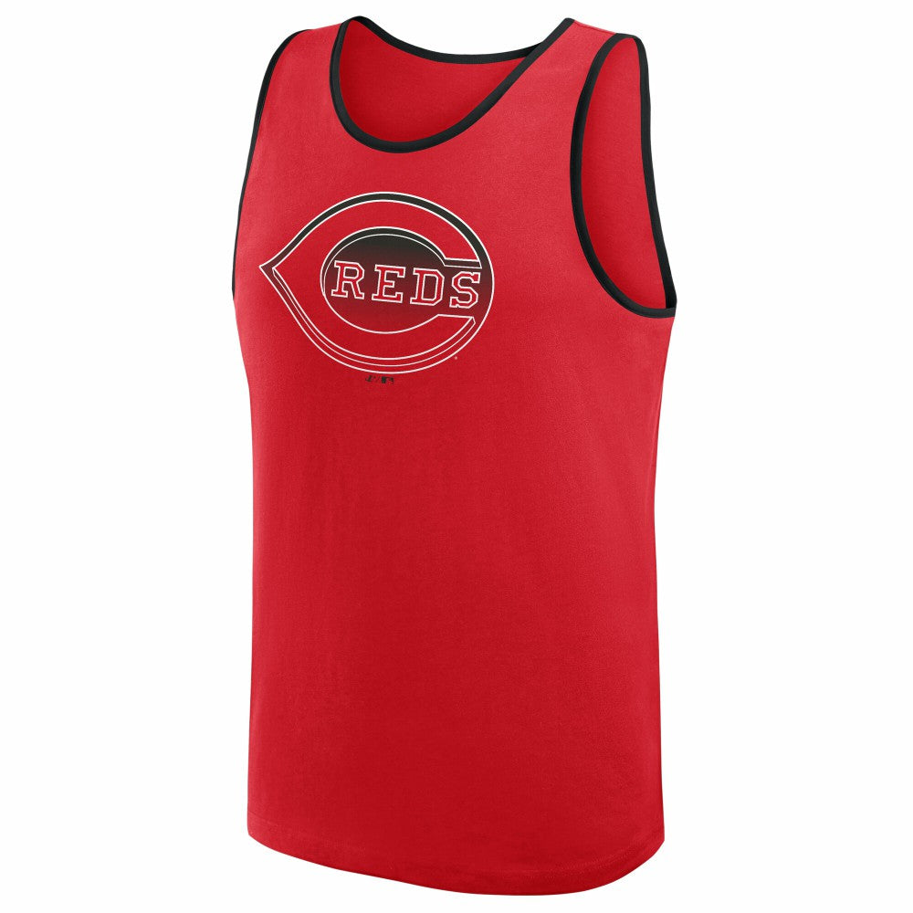 Cincinnati Reds Logo Athletic Unmatched Success Tank Top - Red - MLB on Sale