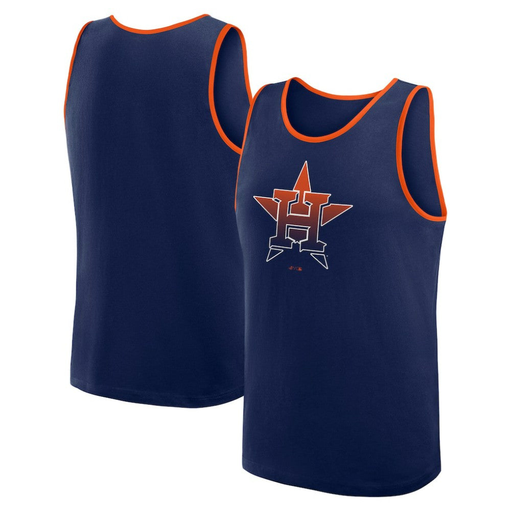 Houston Astros Logo Athletic Unmatched Success Tank Top - Navy - MLB Online