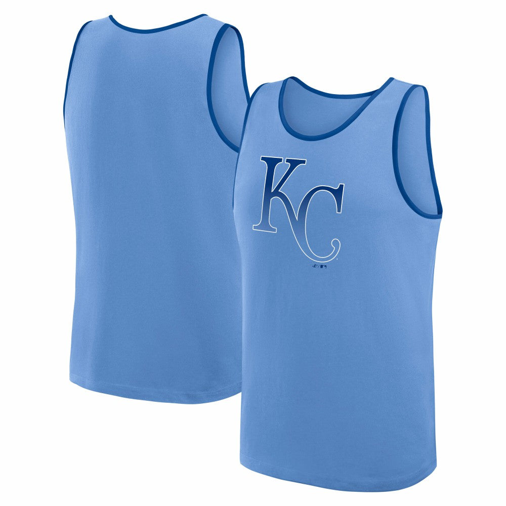 Kansas City Royals Logo Athletic Unmatched Success Tank Top - Light Blue - MLB Lifestyle