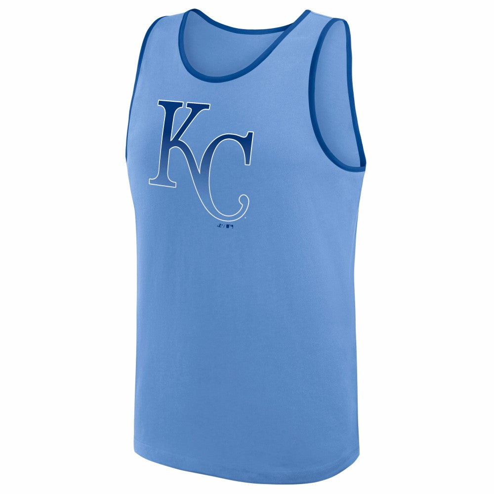 Kansas City Royals Logo Athletic Unmatched Success Tank Top - Light Blue - MLB Lifestyle