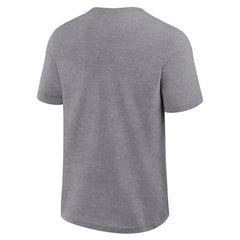 San Diego Padres Logo Athletic Top Notch T-Shirt - Heather Gray - MLB Lifestyle