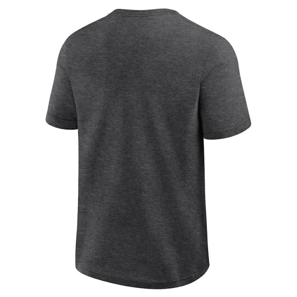 Colorado Rockies Logo Athletic Top Notch T-Shirt - Heather Charcoal - MLB Lifestyle