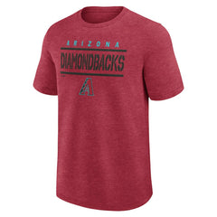 Arizona Diamondbacks Logo Athletic Top Notch T-Shirt - Heather Red - MLB on Sale