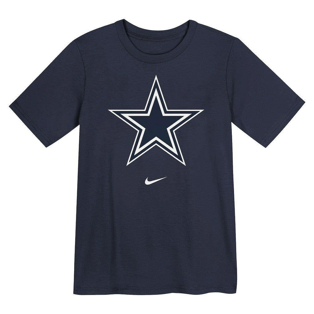 Nike Dallas Cowboys Preschool Primary Logo Legend Performance T-Shirt Navy