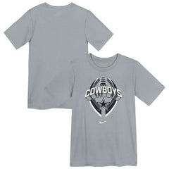 Nike Dallas Cowboys Preschool Icon Legend Dri-FIT T-Shirt Gray