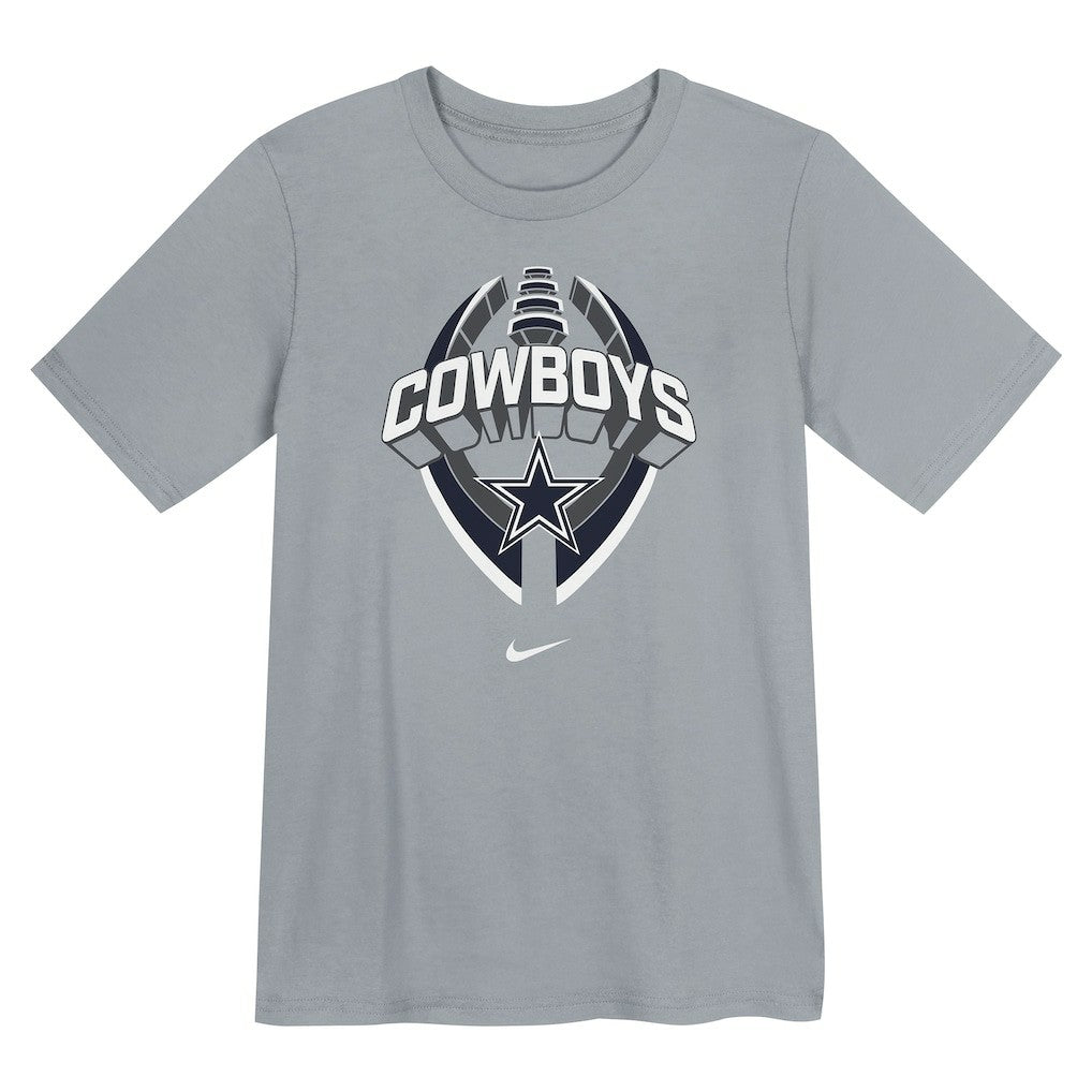 Nike Dallas Cowboys Preschool Icon Legend Dri-FIT T-Shirt Gray