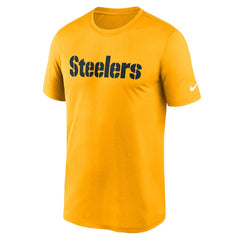 Nike Pittsburgh Steelers Primetime Legend Wordmark Performance T-Shirt Gold