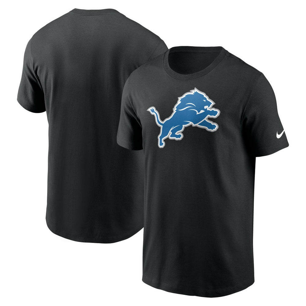 Nike Detroit Lions Primetime Logo Essential T-Shirt Black
