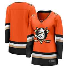 Anaheim Ducks Fanatics Women's Home Breakaway Jersey - Orange - NHL 202213062