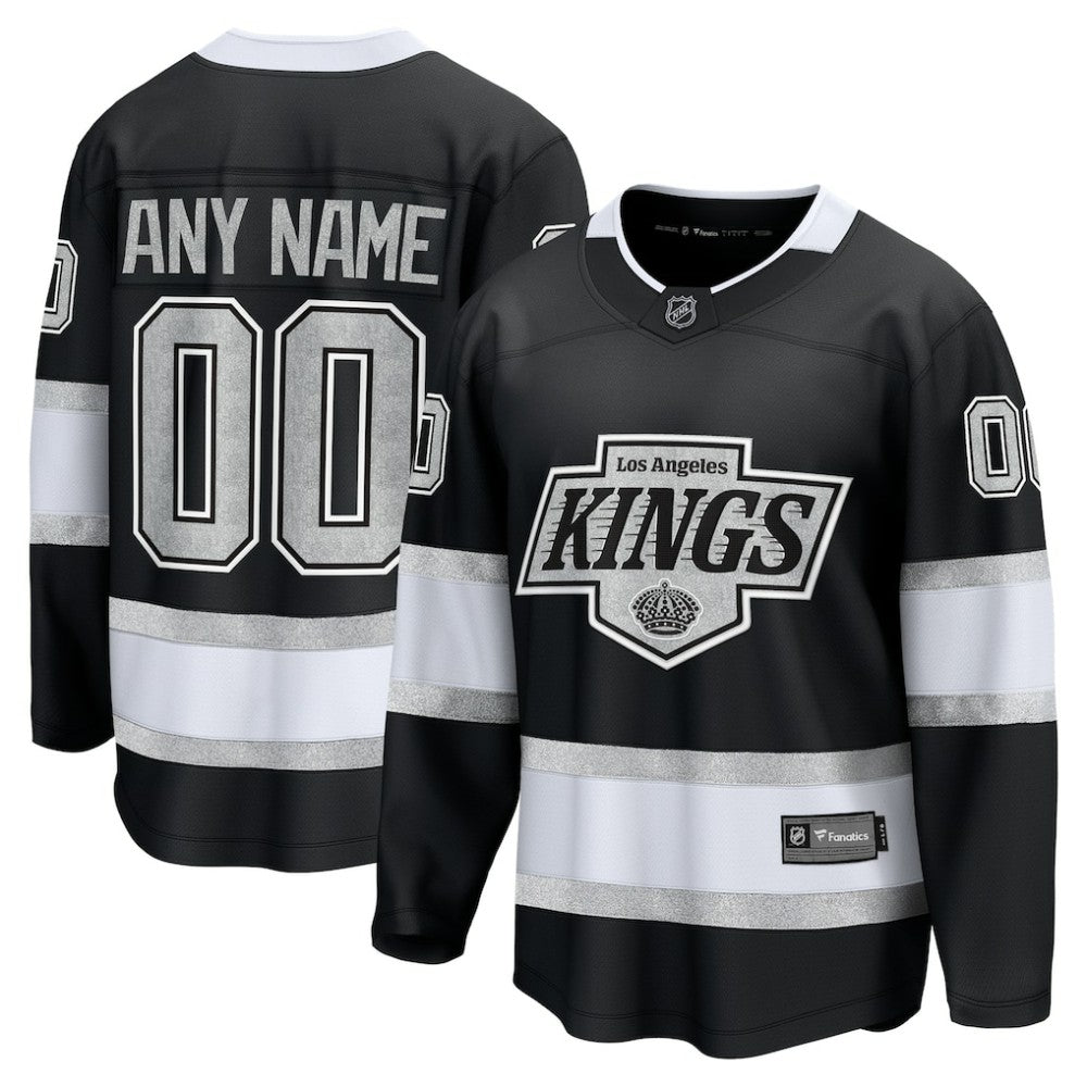 Los Angeles Kings Fanatics Home Breakaway Custom Jersey - Black - NHL 202213066