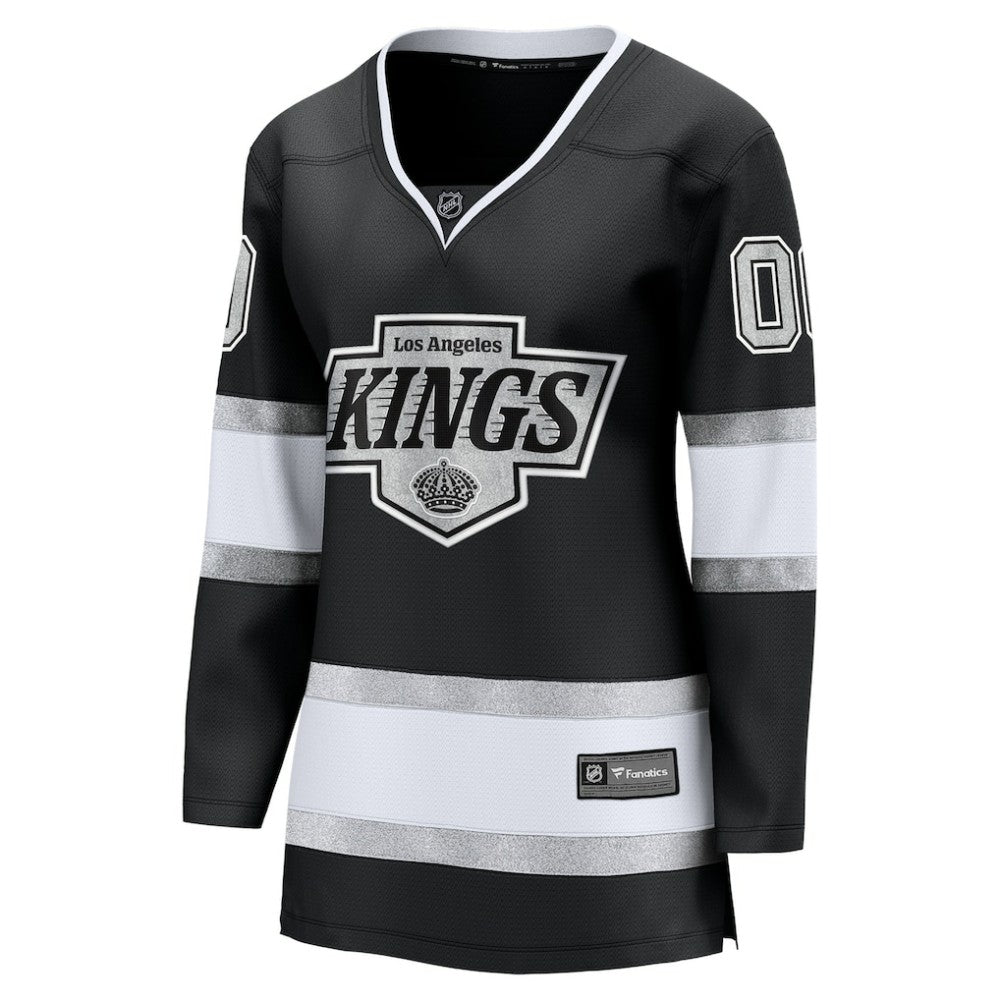 Los Angeles Kings Fanatics Women's Home Breakaway Custom Jersey - Black - NHL 202213068