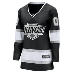 Los Angeles Kings Fanatics Women's Home Breakaway Custom Jersey - Black - NHL 202213068
